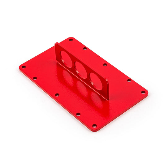 Placa de elevación universal de acero para motor GM LS - Roja