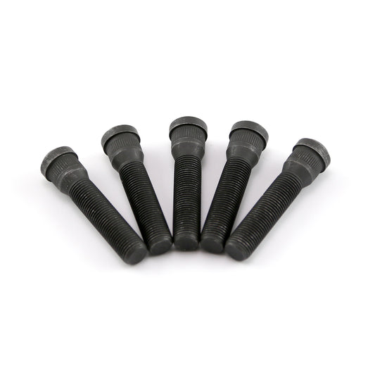 Pernos de rueda moleteados de 1/2" sin rosca x 3" de largo y 0,630" (cantidad: 5)