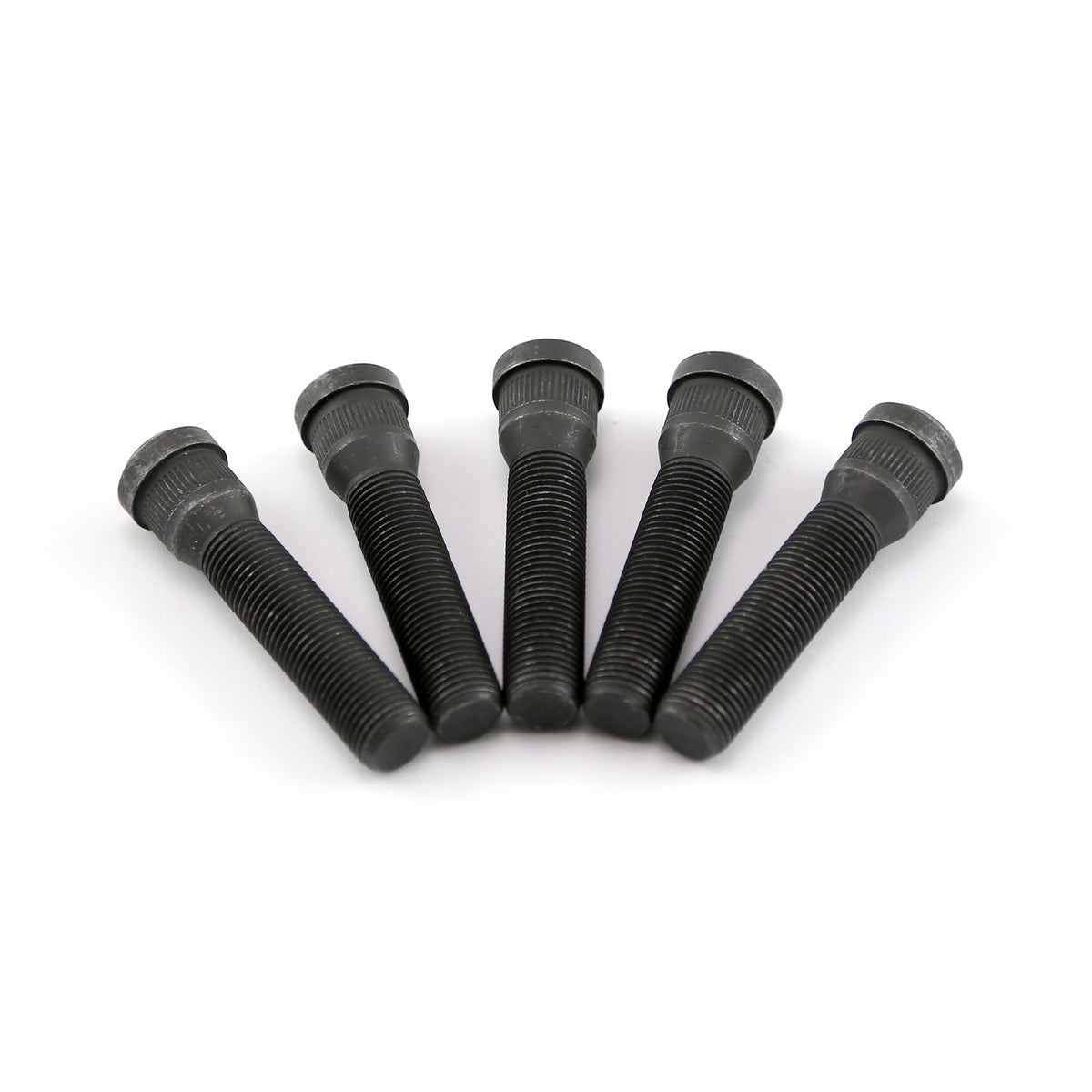 Pernos de rueda moleteados de 1/2" sin rosca x 3" de largo y 0,630" (cantidad: 5)
