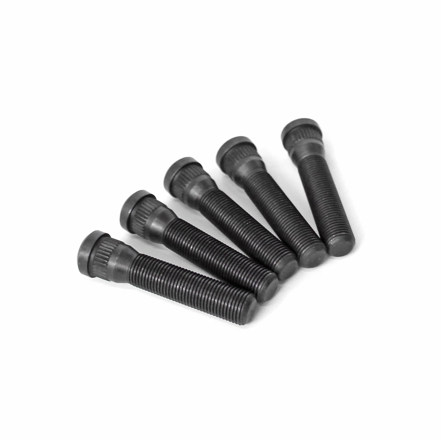 Pernos moleteados para ruedas de 1/2" sin rebordear x 2" de largo y 0,6100" (cantidad: 5)