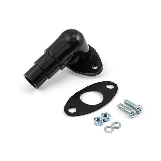 Accesorio de ventilación para purificador de aire de 90 grados (1,5" de largo, tubo de entrada de 3/4" de diámetro)