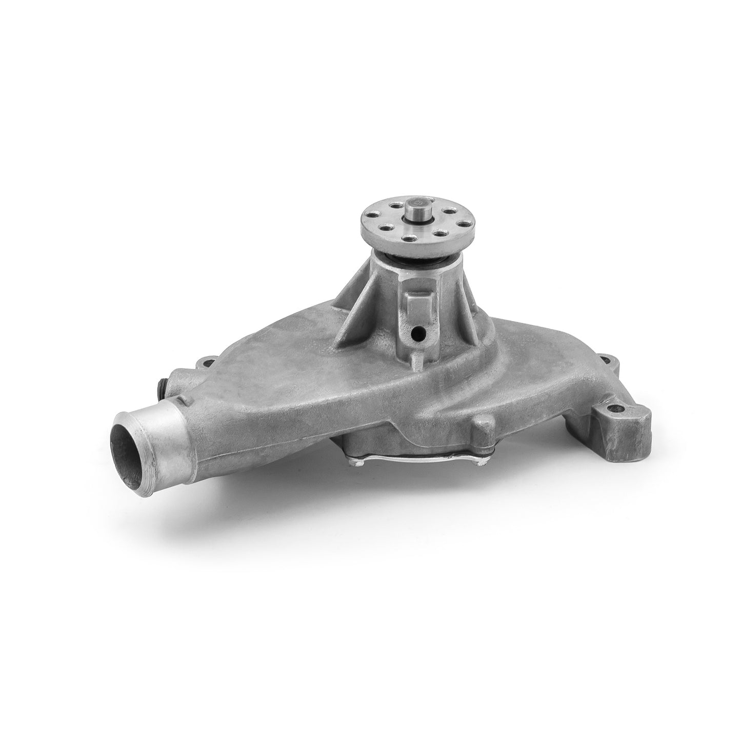 Kit de polea serpentina de motor de aluminio pulido y bomba de agua corta para Chevy BBC 454