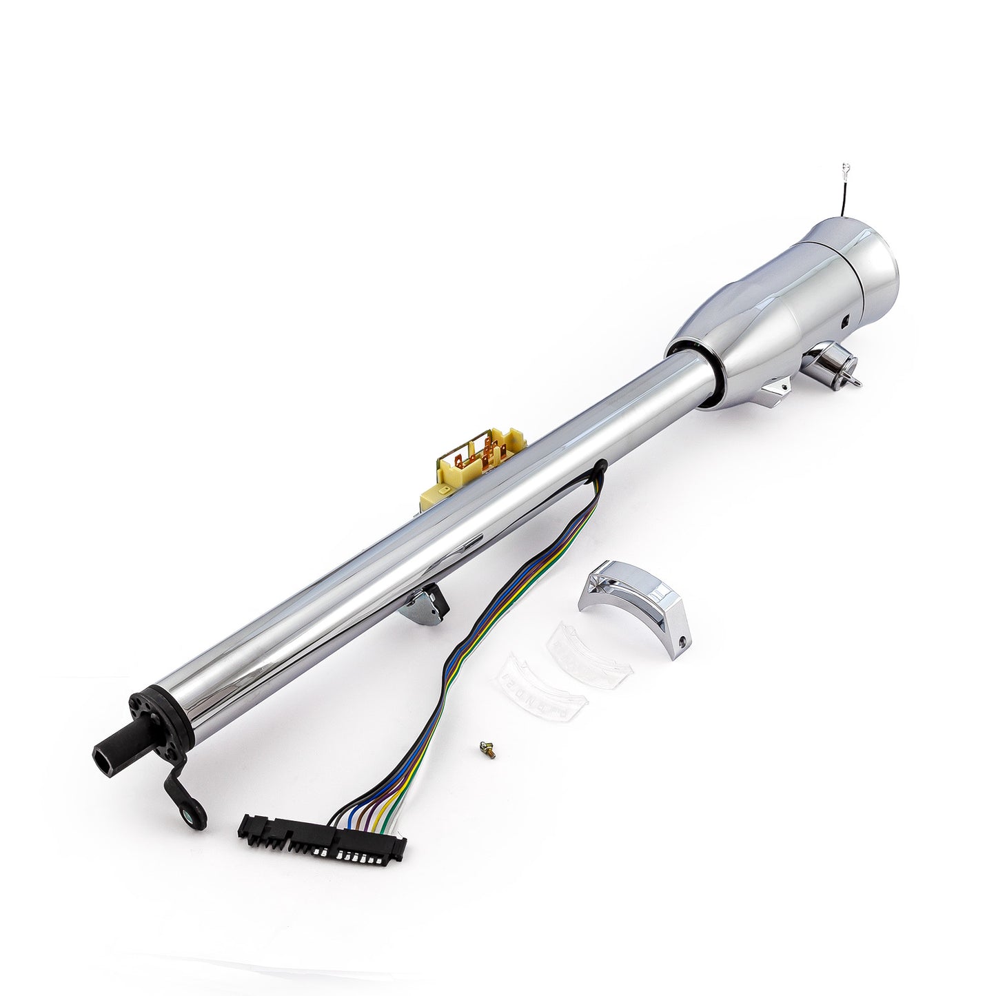 Columna de dirección inclinable de 32" con cambio de columna, llaves de encendido y adaptador para volante