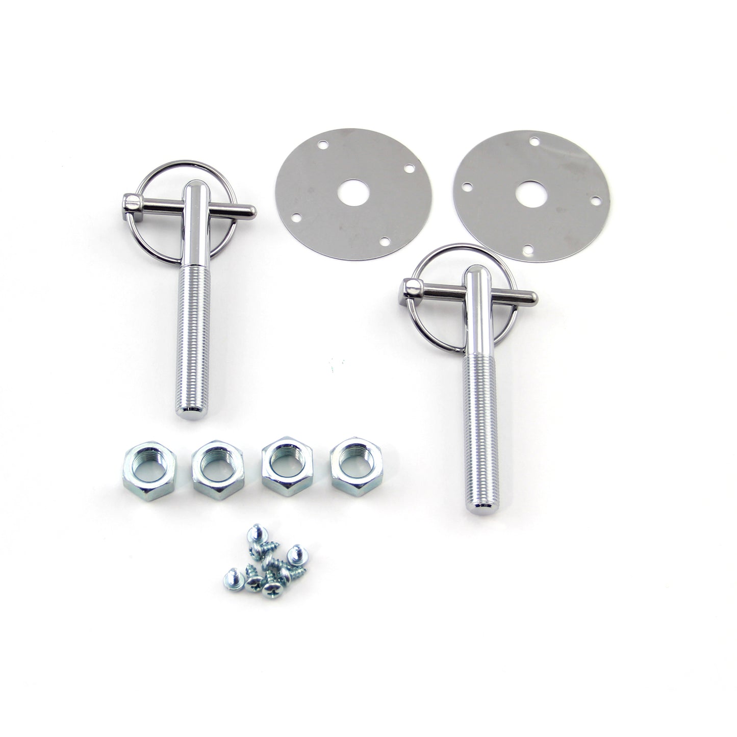 1/4" Flip Over Lock Style Steel Hood Pin Lock Kit
