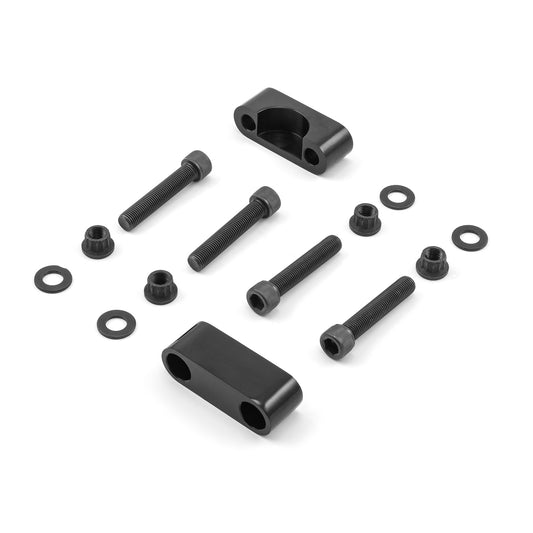 1350 Billet U-Joint Girdles Caps Anodized Black