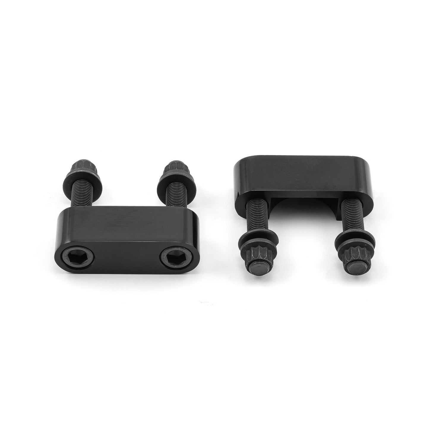 Tapas de cinturón de junta universal Billet 1350 anodizadas en negro