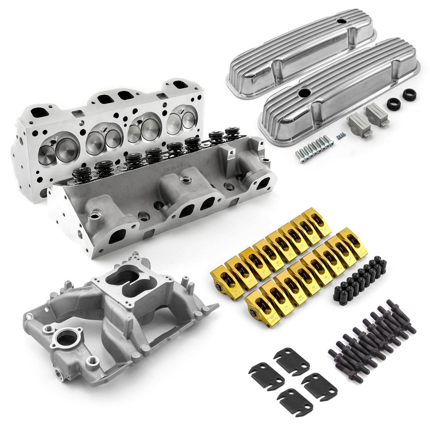 Pontiac 400 455 Ram Air IV Hyd FT Cylinder Head Top End Engine Combo Kit