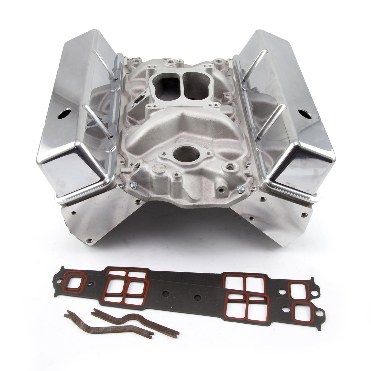 Kit combinado de culata hidráulica de extremo superior para motor Chevy SBC 350 con conector angular y FT