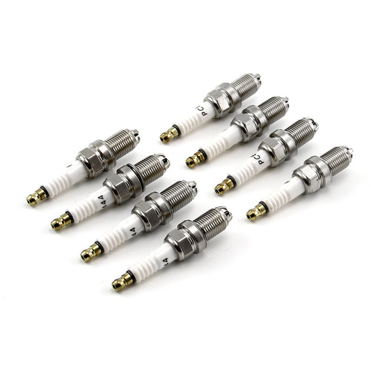 Racing Copper Core Gasket Seal Triple Electrode Spark Plugs (Qty. 8)