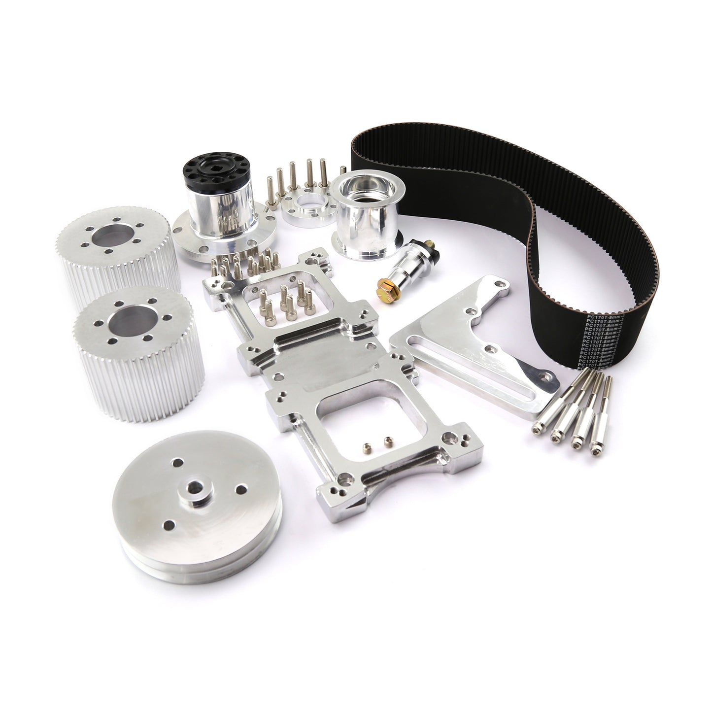 Kit de accionamiento del soplador Chevy BBC 454 para supercargador Roots 6-71 y 8-71