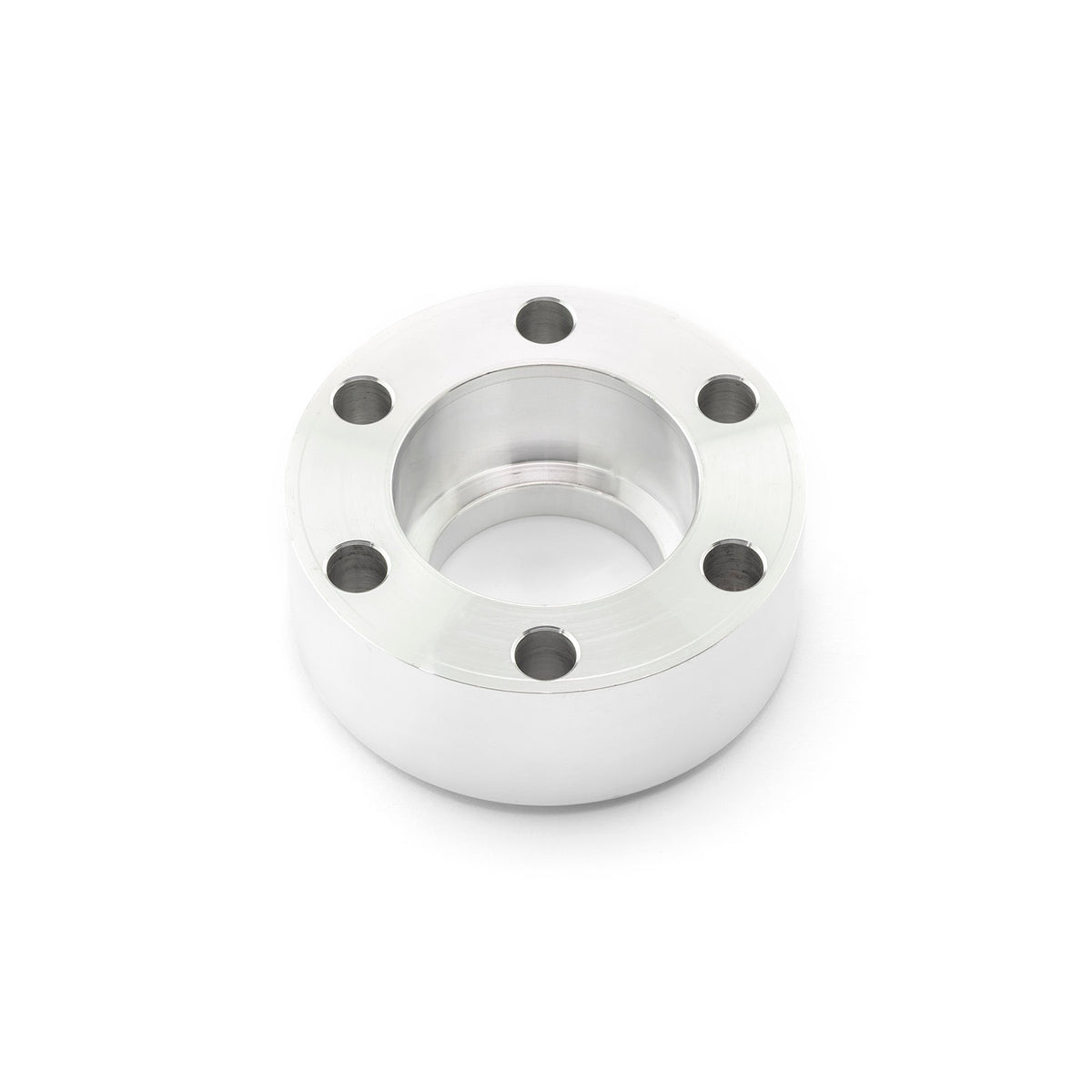 Espaciador de polea de cigüeñal/boquilla de sobrealimentador con herrajes de aluminio macizo de 1,250" de espesor