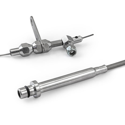 GM Turbo TH350 56" Stainless Steel Braided Kickdown Cable Kit