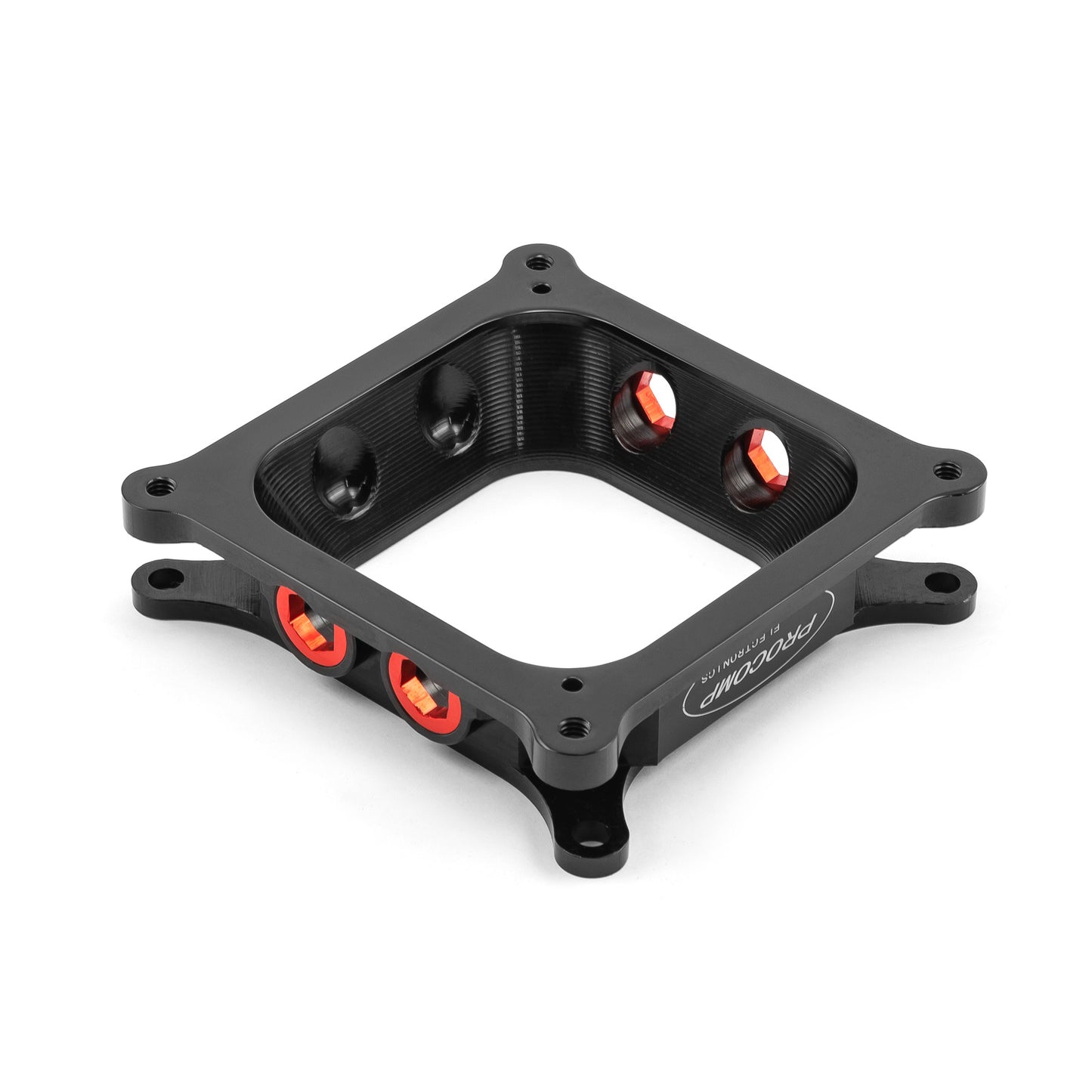 Espaciador de carburador de aluminio 4150 a 4500 mecanizado por CNC con paneles de busto