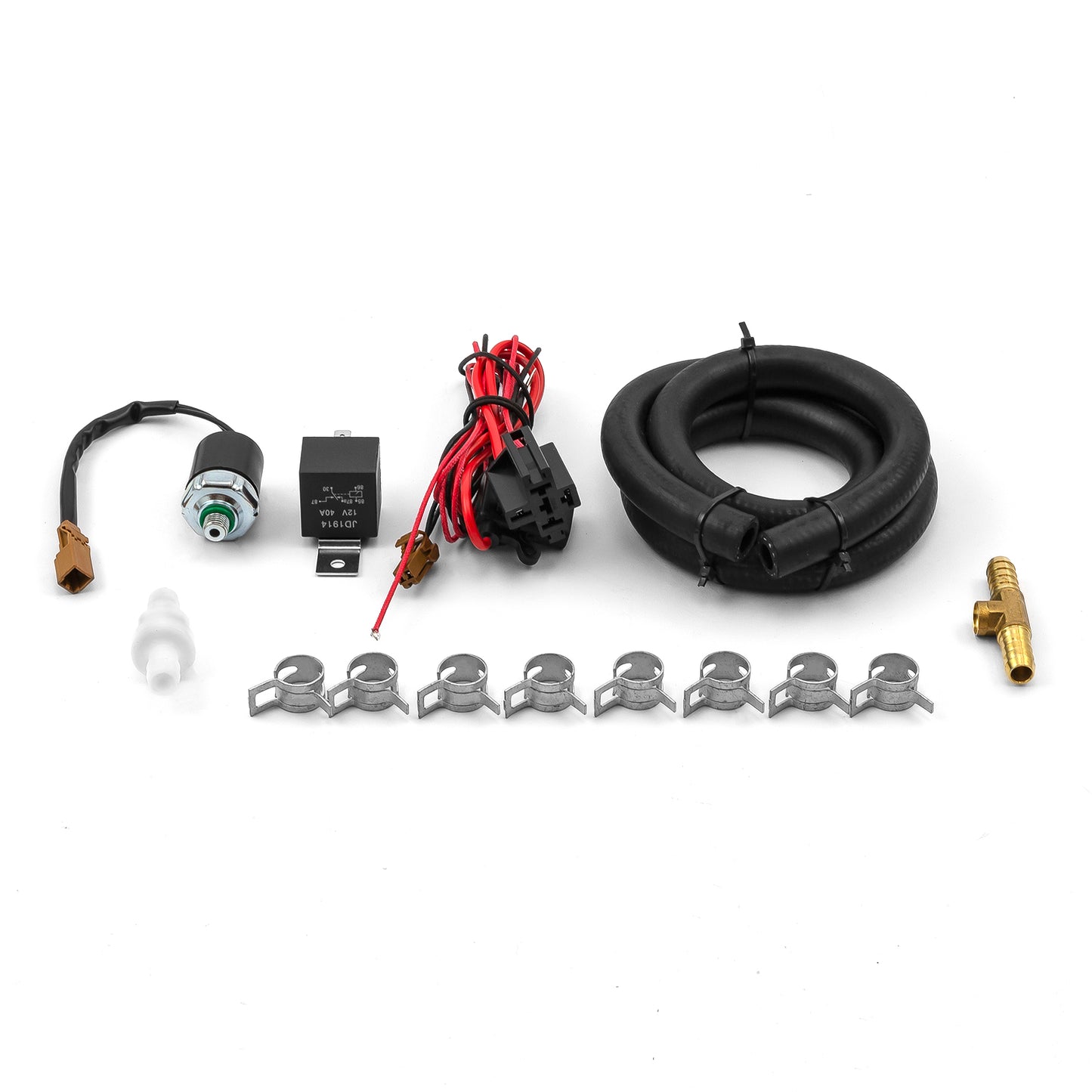 Universal Power Brake Booster 12V Electric Vacuum Pump Kit