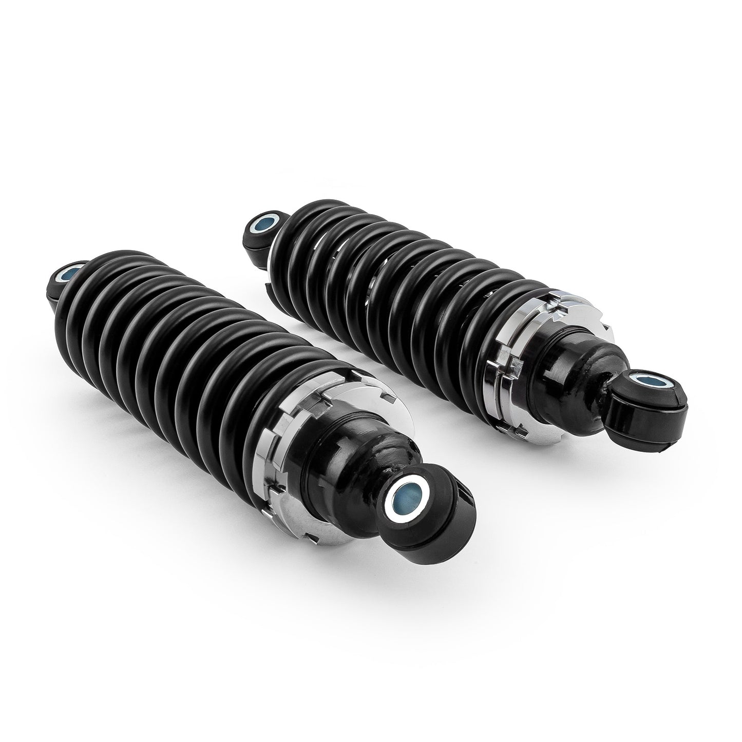 Amortiguadores helicoidales de 12" con resorte de 150 lb/pulg., ajustables (par)