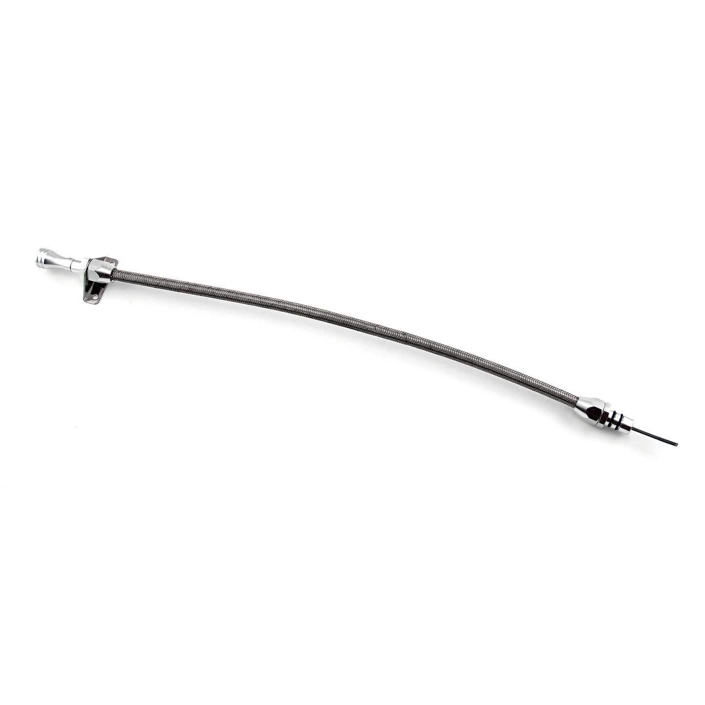 GM 4L60 Braided Flexible Firewall Mount Transmission Dipstick