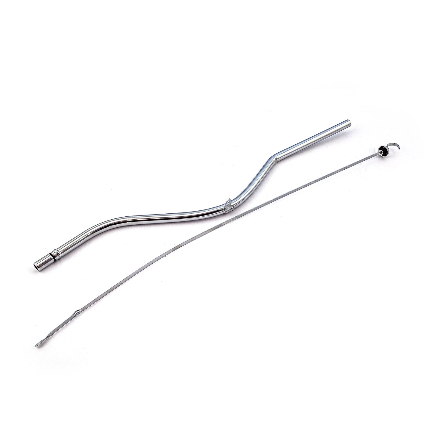 Chevy Gm Turbo Th350 34" Transmission Dipstick and Tube to Chrome
