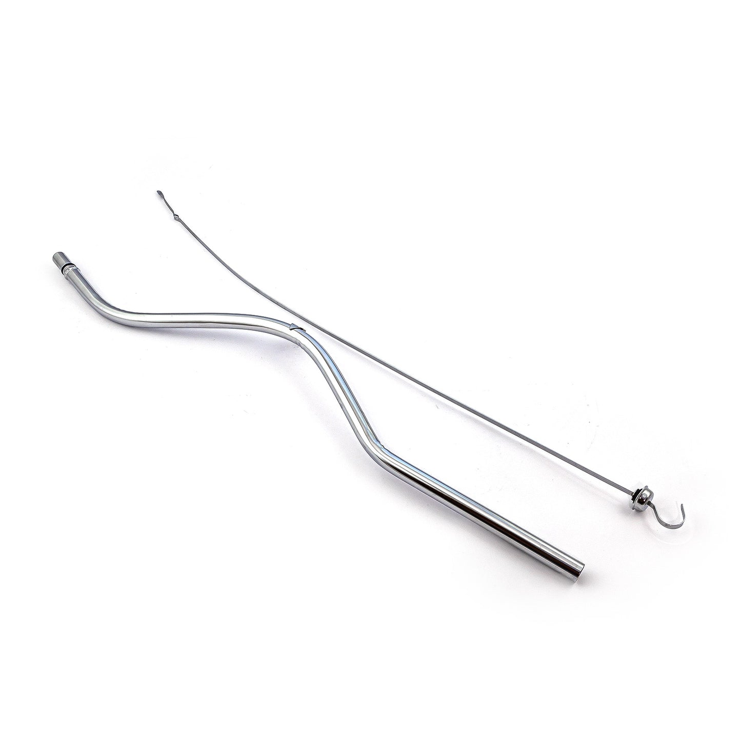 Chevy Gm Turbo Th350 34" Transmission Dipstick and Tube to Chrome