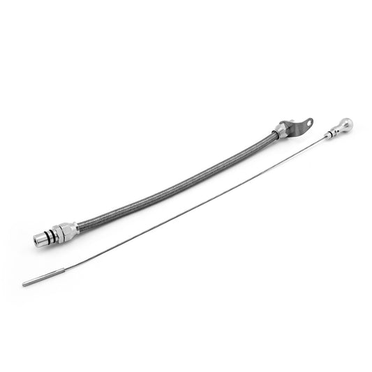 Ford 429 460 C6 Braided Flexible Bell Housing Mount Transmission Dipstick