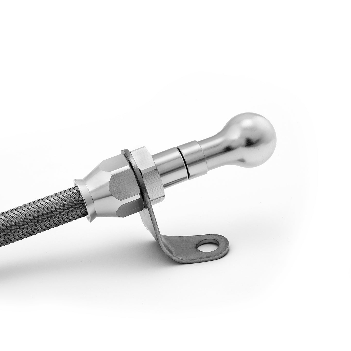 Varilla de nivel de transmisión con soporte de campana flexible trenzada para Ford C6 BB 460