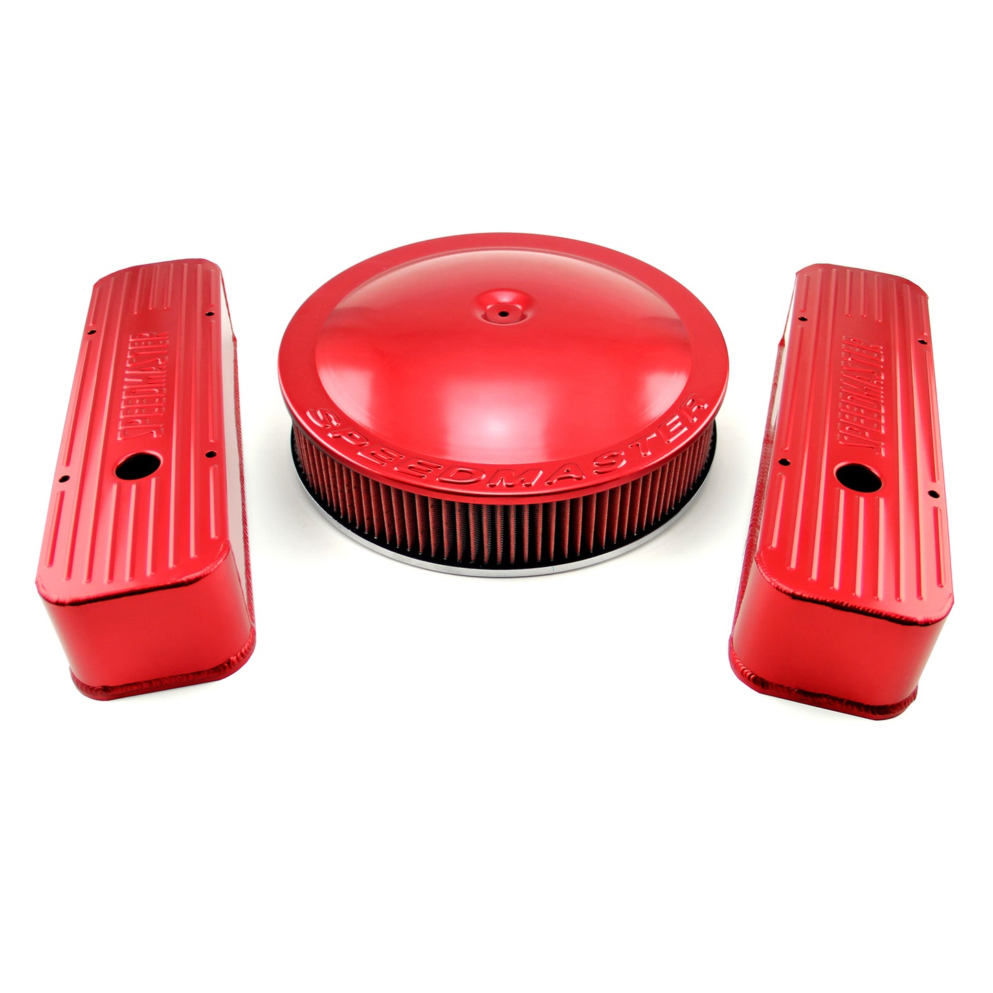 Kits de decoración de motor rojo con elemento lavable de 14" x 2"