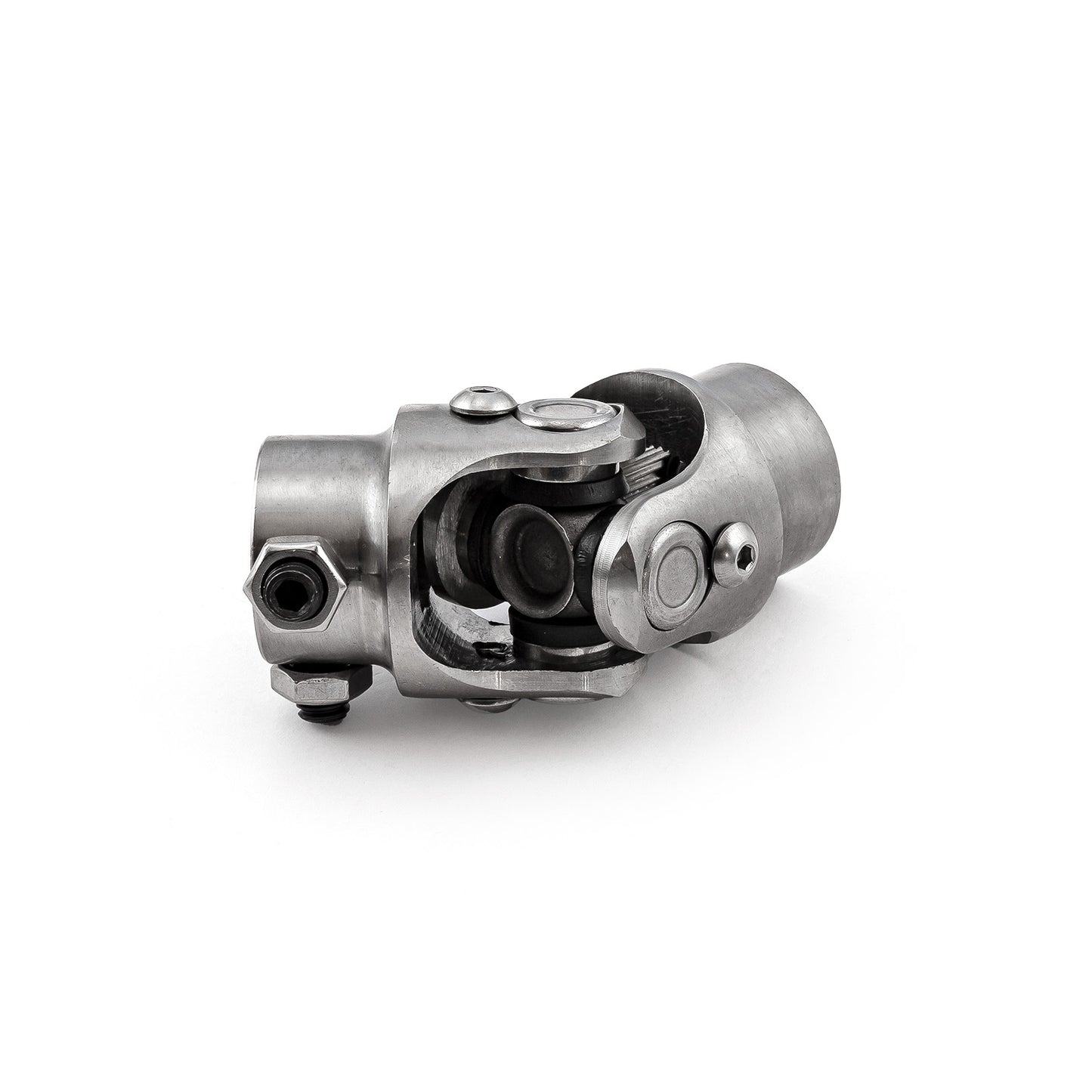 Junta universal de dirección de acero inoxidable de 3/4"-36 estrías x 3/4" doble D