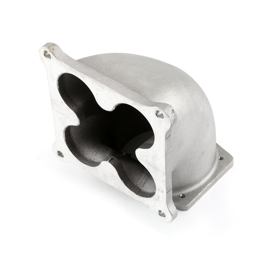 Codo de carrera del cuerpo del acelerador EFI de 101 mm, brida de carburador 4500 para LS2 serie 4 pernos
