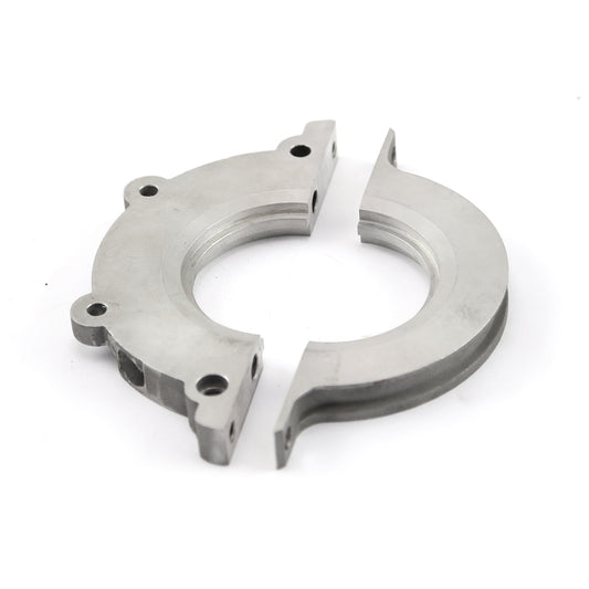 Adaptador de sello principal trasero Chevy SBC 350 (último modelo, de 1 pieza a 2 piezas, de aluminio)