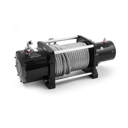 Kit de cabrestante eléctrico 4x4 de 12 V y 15 000 lb (6803 kg) con control remoto inalámbrico