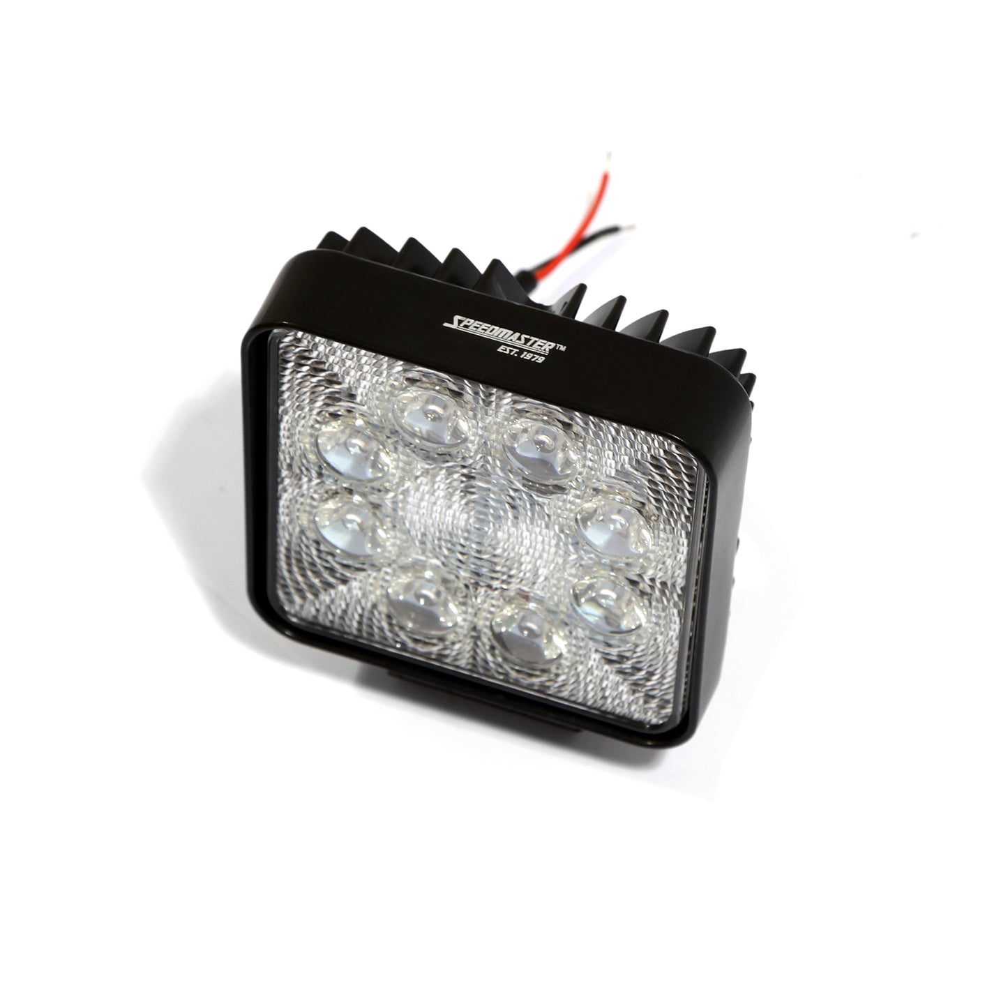 Luz de trabajo LED cuadrada antiniebla de 4" y 24 W para conducción todoterreno, SUV, coche, barco, 4x4