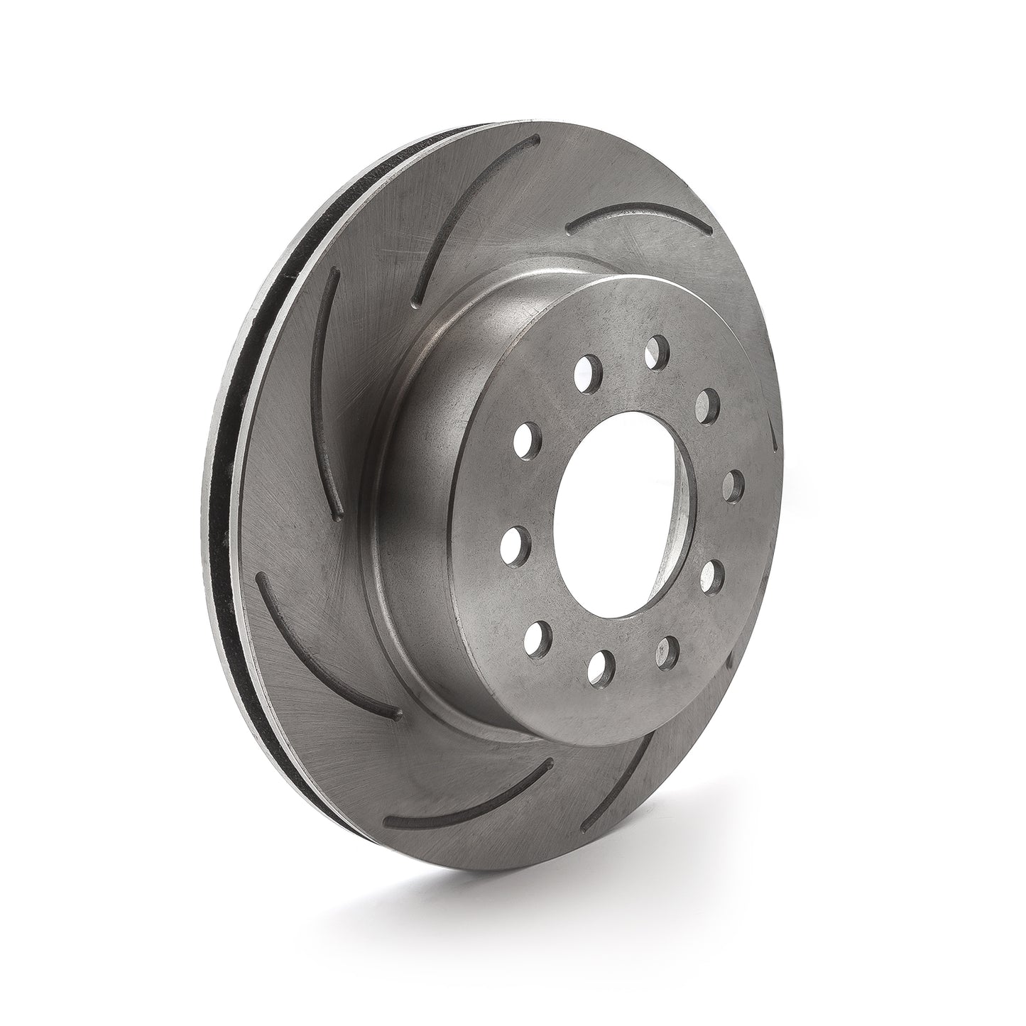 Rotor de freno trasero izquierdo ranurado de 11,25" de diámetro y 3,00" de centro
