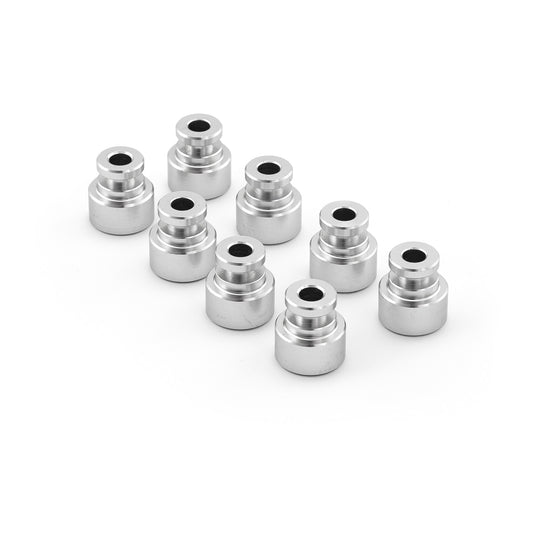 Fuel Injector 0.400" Billet Aluminum Extension Spacer Set