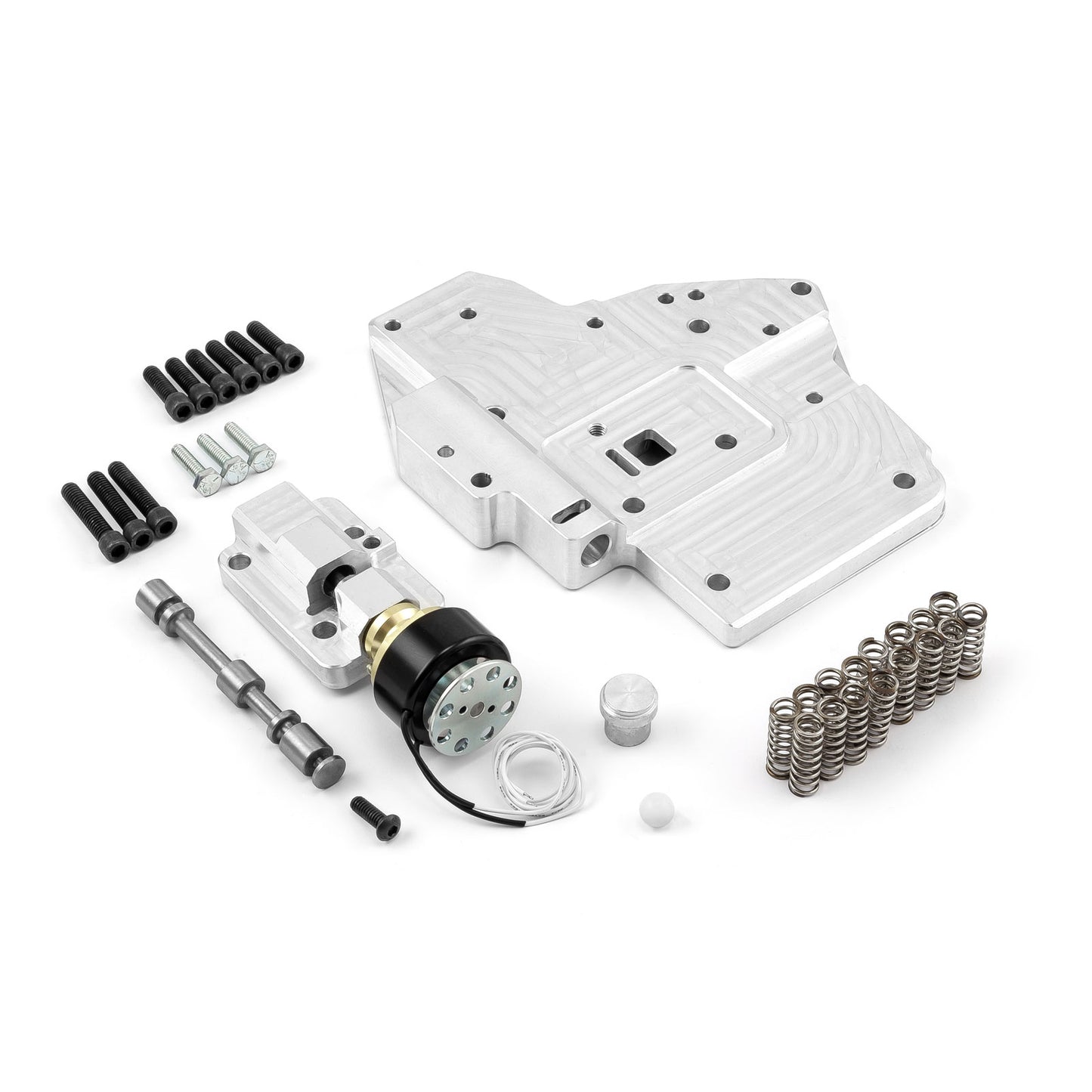 Transmisión GM TH400 de aluminio billet TransBrake con cuerpo de válvula manual completo