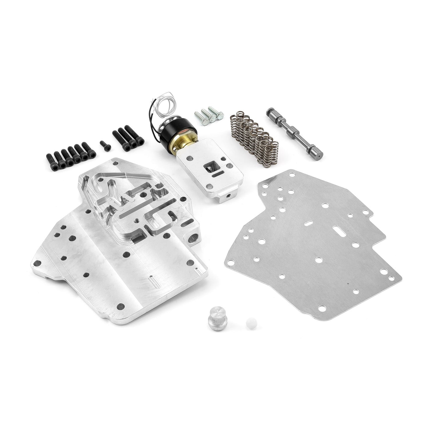 Transmisión GM TH400 de aluminio billet TransBrake con cuerpo de válvula manual completo