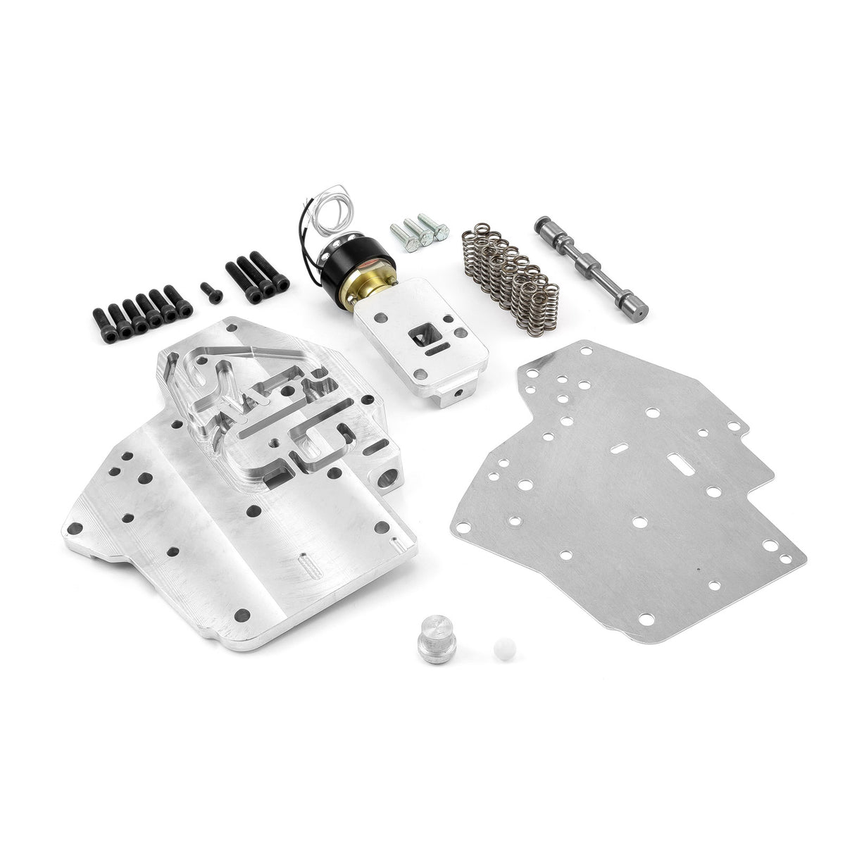 Transmisión GM TH400 de aluminio billet TransBrake con cuerpo de válvula manual completo