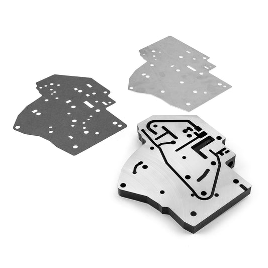 GM TH400 Transmission Billet Aluminum Full Manual Valve Body - Black