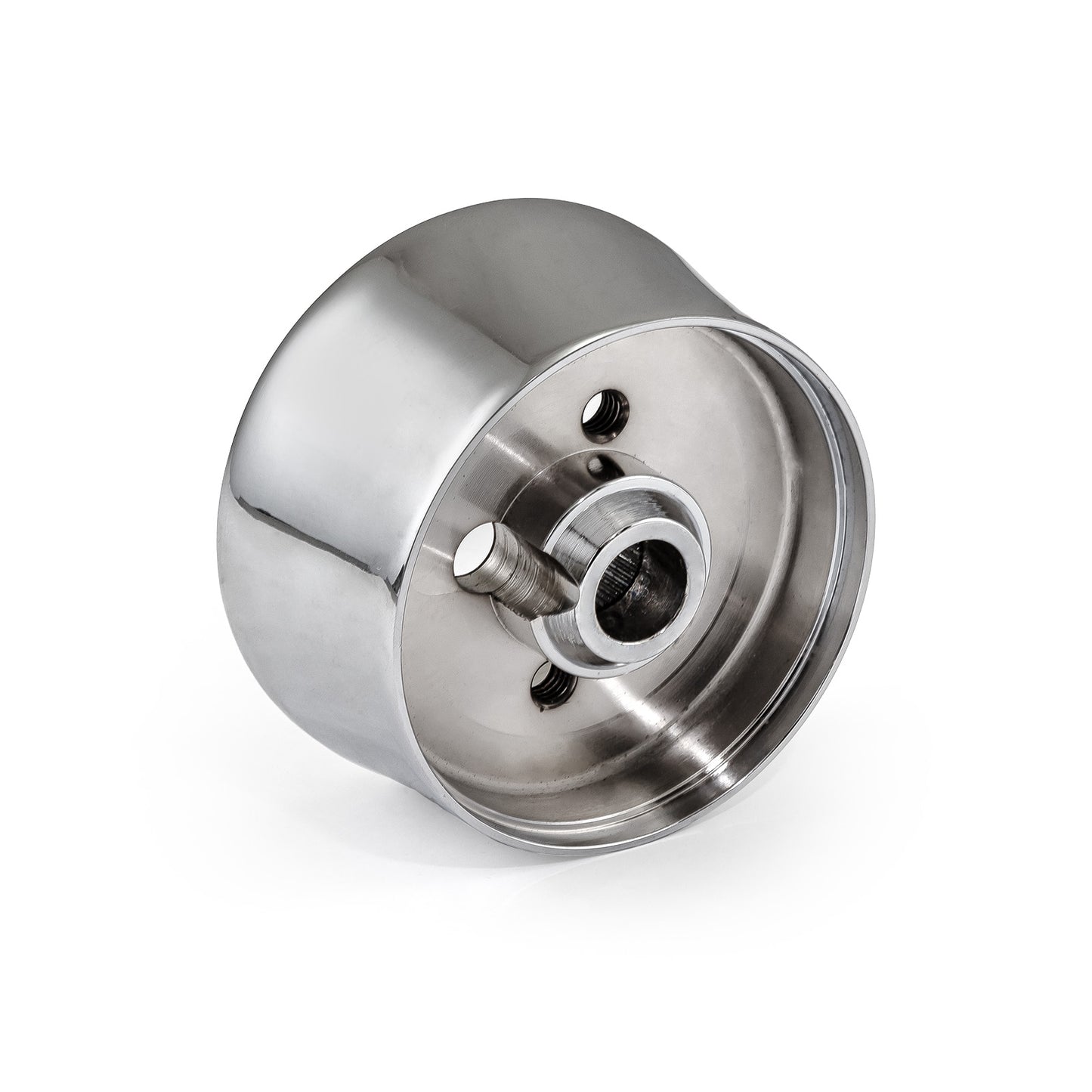 9 Bolt Chrome Aluminum Steering Wheel Hub Adapter