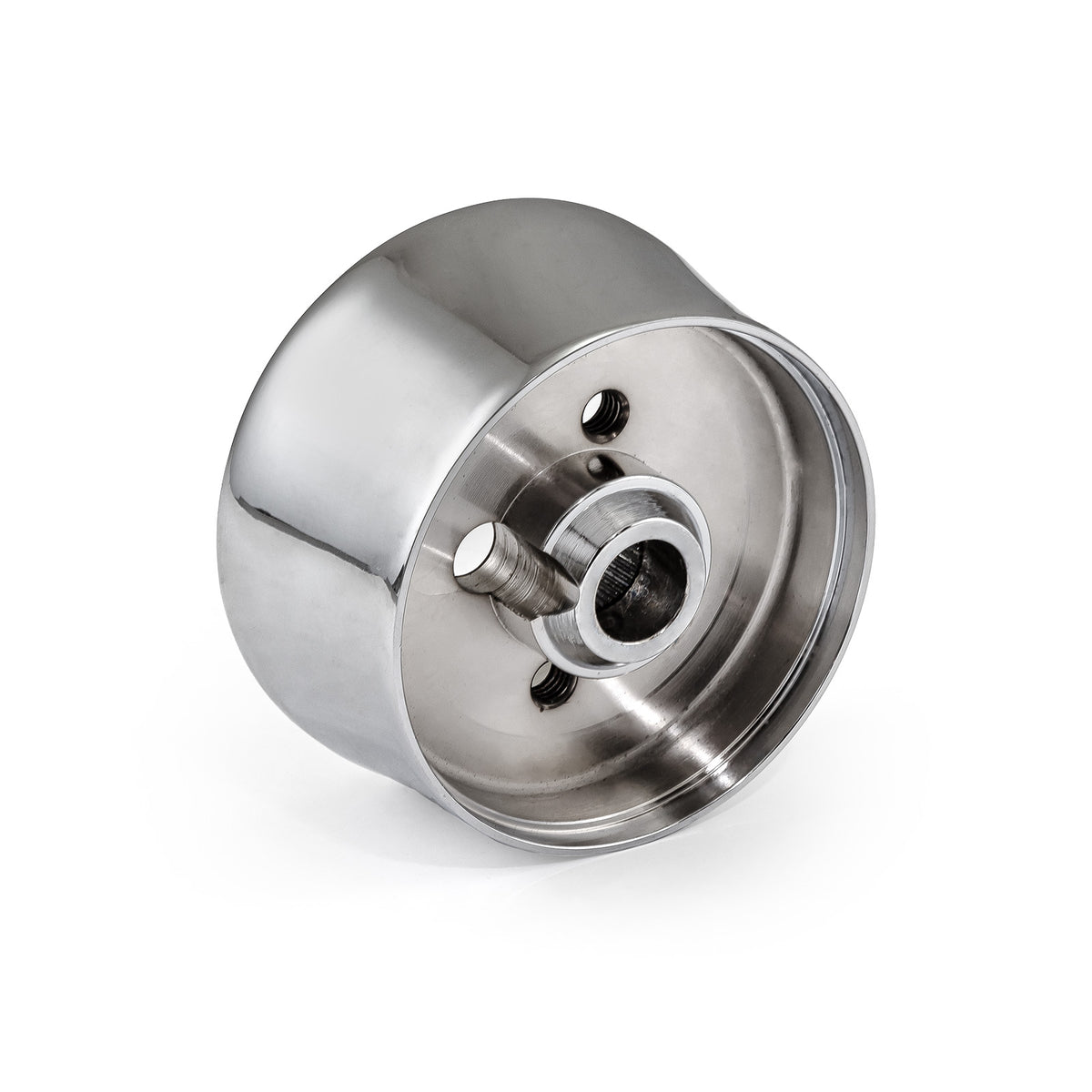 9 Bolt Chrome Aluminum Steering Wheel Hub Adapter
