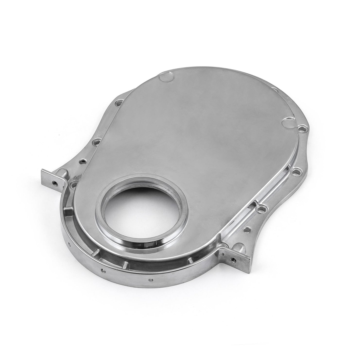 Cubierta de cadena de distribución de aluminio pulida para Chevy BBC 454 Gen 1-4