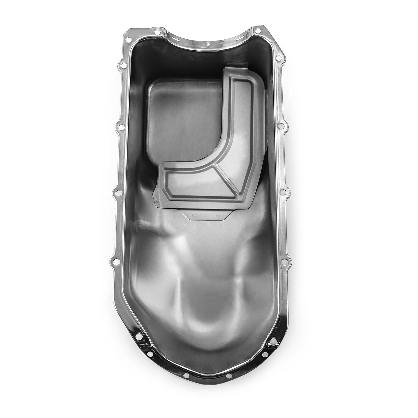 Pontiac 326 400 455 Rear Sump Chrome Oil Pan