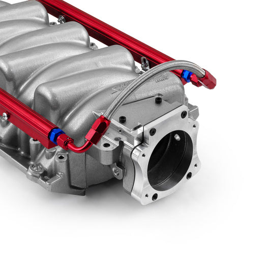 Chevy LS1 LS2 LS6 Polished Aluminum Intake Manifold with 90mm Throttle Body