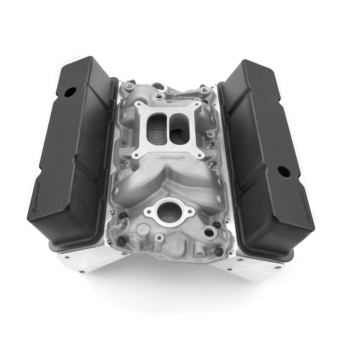 Kit combinado de culata angular para Chevy SBC 350 (taqué plano sólido/mecánico)
