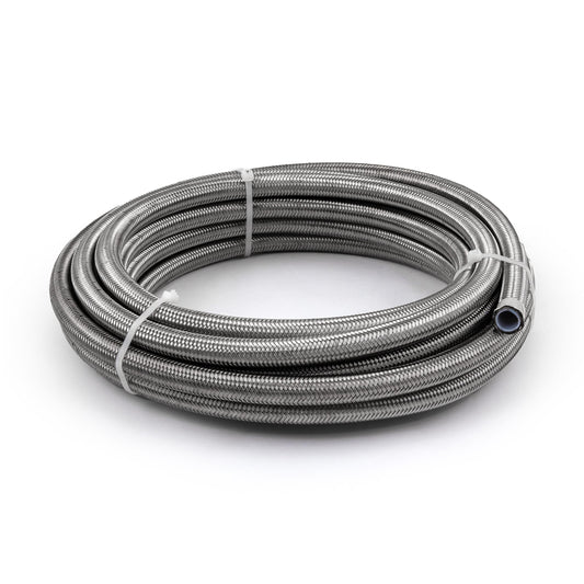 Manguera de acero inoxidable trenzada con PTFE de 8 AN (longitud de 20 pies)