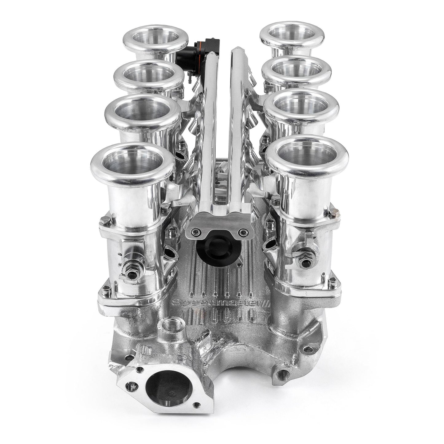 Sistema de colector de admisión de pila EFI de tiro descendente Ford SB 289 302 Windsor pulido