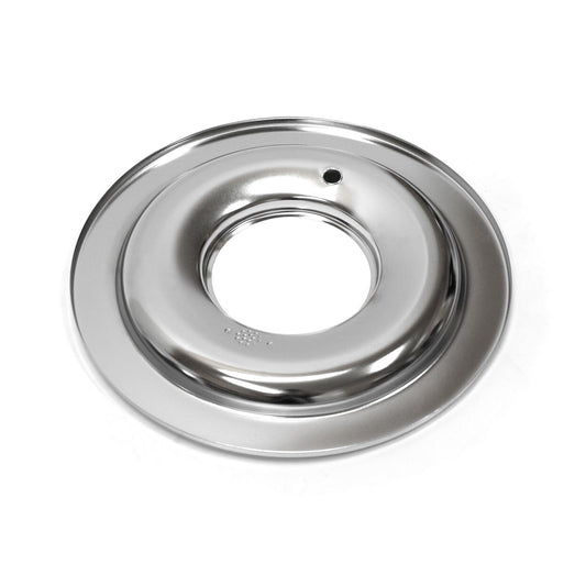 Base plana cromada para filtro de aire de 14"