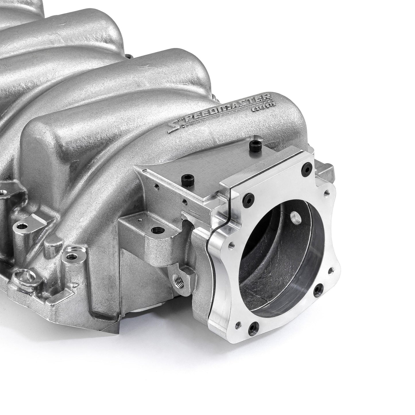 Colector de admisión de aire de 4 pernos y 96 mm para Chevy LS2 EFI (pulido a máquina)