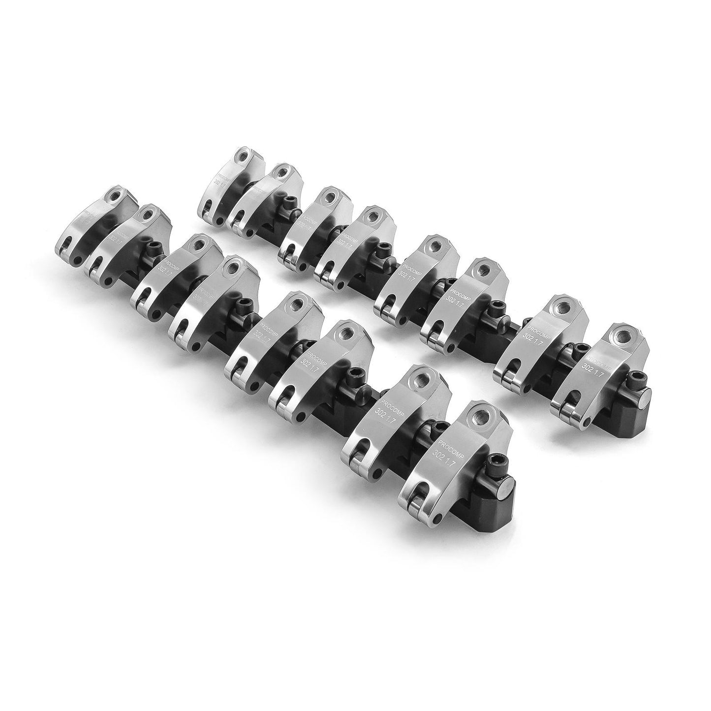 Balancines de aluminio con montaje de eje Windsor para Ford SB 289 302 351, relación 1.7