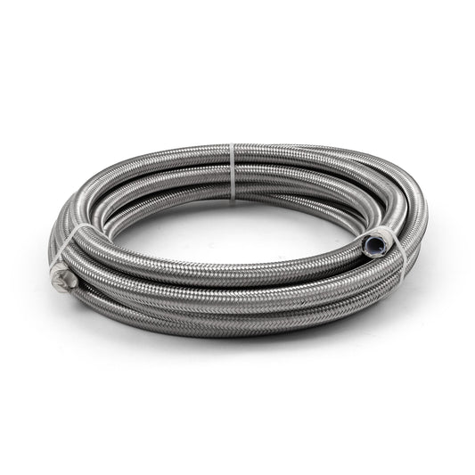 Manguera de acero inoxidable trenzada con PTFE de 10 AN (longitud de 20 pies)