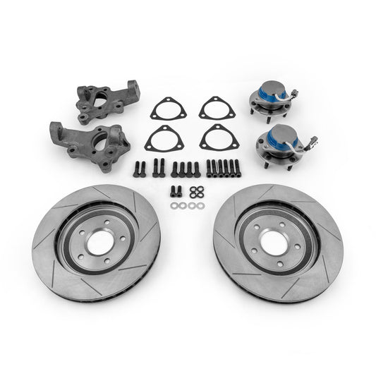 GM C5 Corvette 13" Slotted Front Disc Brake Conversion Kit Calipers Not Included