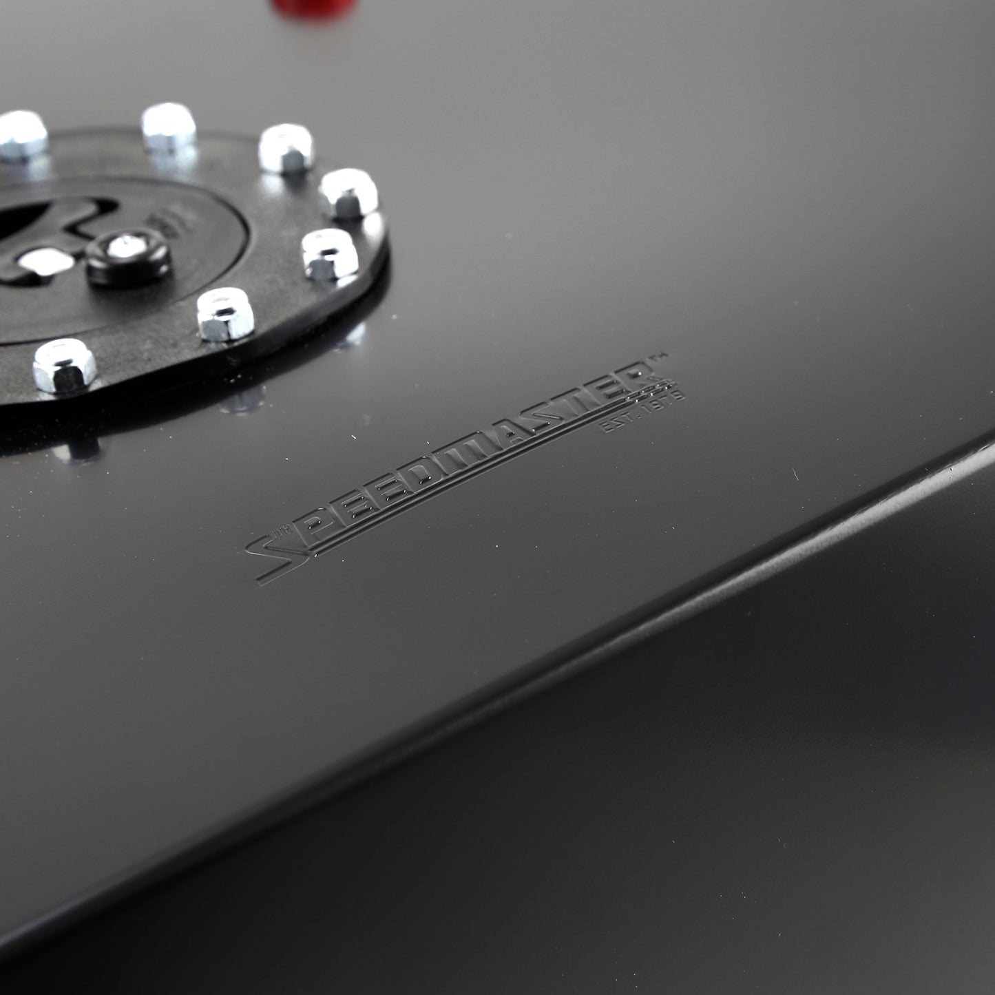 Celda de combustible de aluminio negro de 13 galones/50 litros con unidad de envío